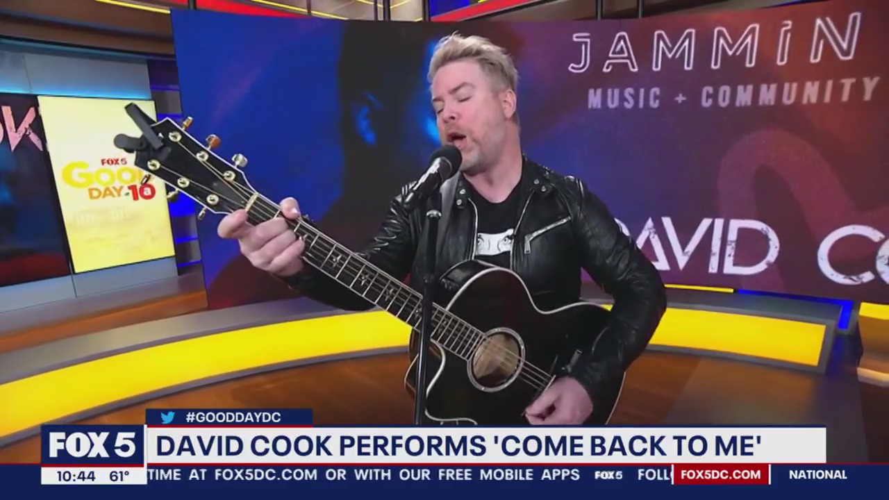 David Cook performs live on Good Day DC!