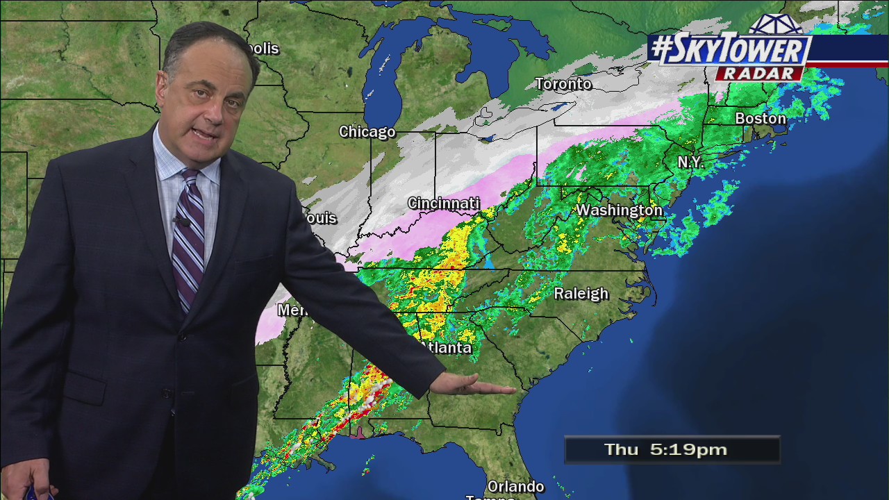 Thursday evening forecast