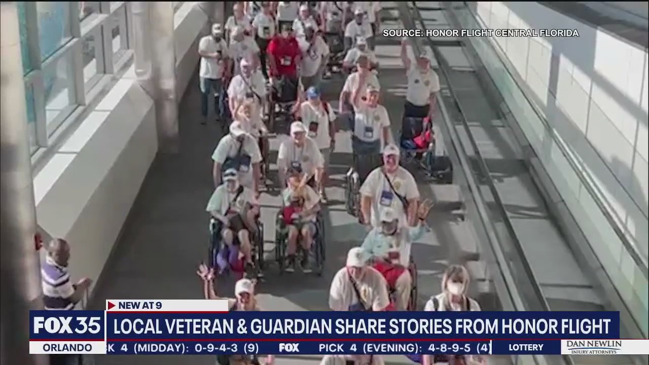 Florida veteran shares from Honor Flight