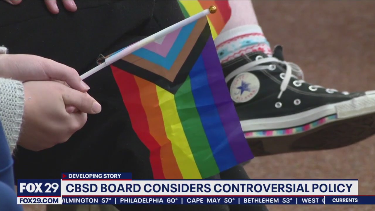 Central Bucks School District meets on controversial policy regarding LGBTQ+ displays in classrooms