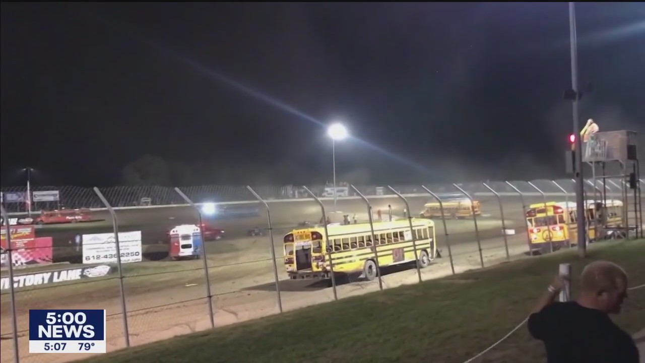 School bus race crash causes injuries to teen