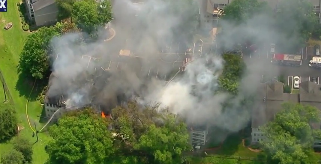 Large fire in Sandy Springs