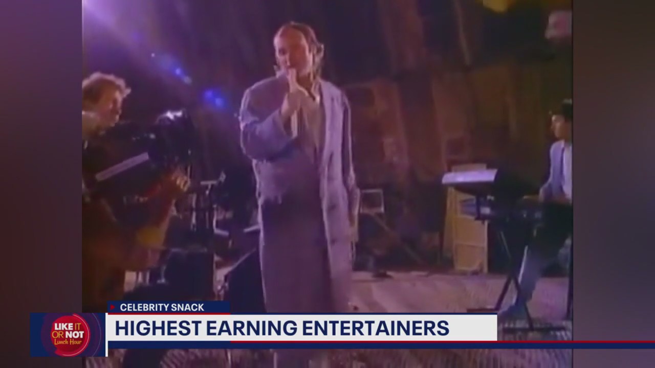 Who are the highest earning entertainers?