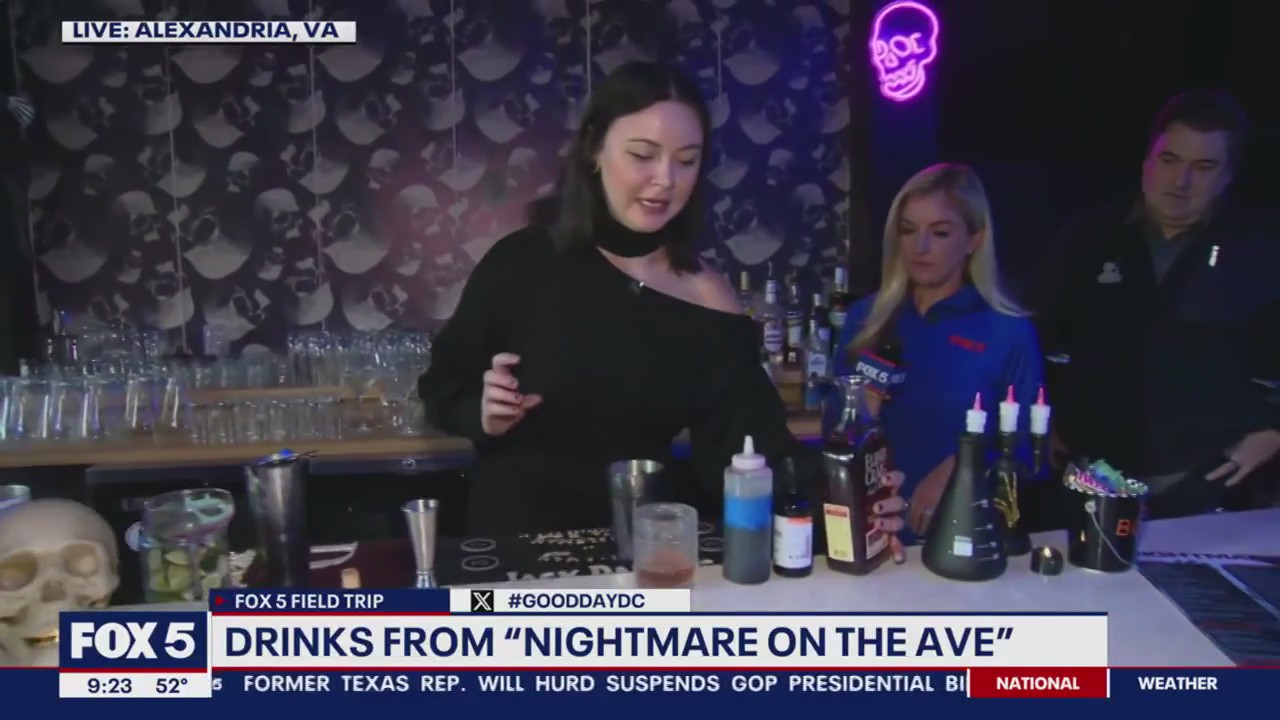 Spooky cocktails at Nightmare On The Avenue