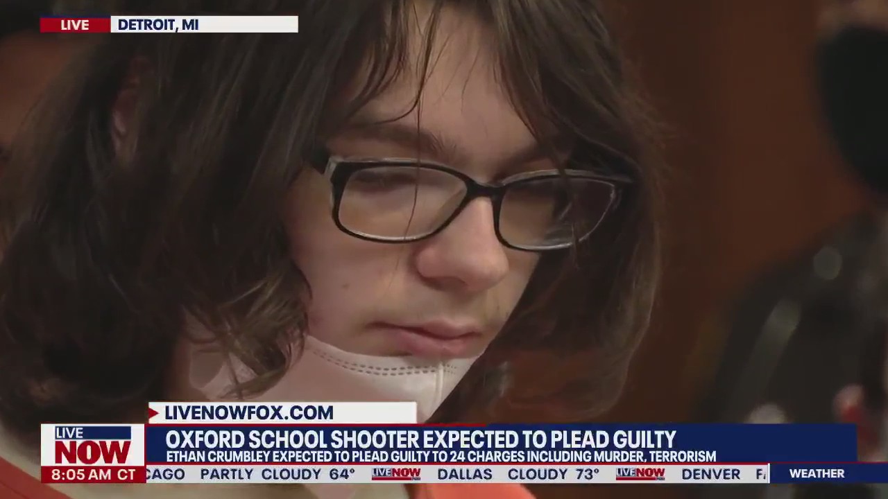 Oxford shooter Ethan Crumbley pleads guilty to murder, terrorism charges