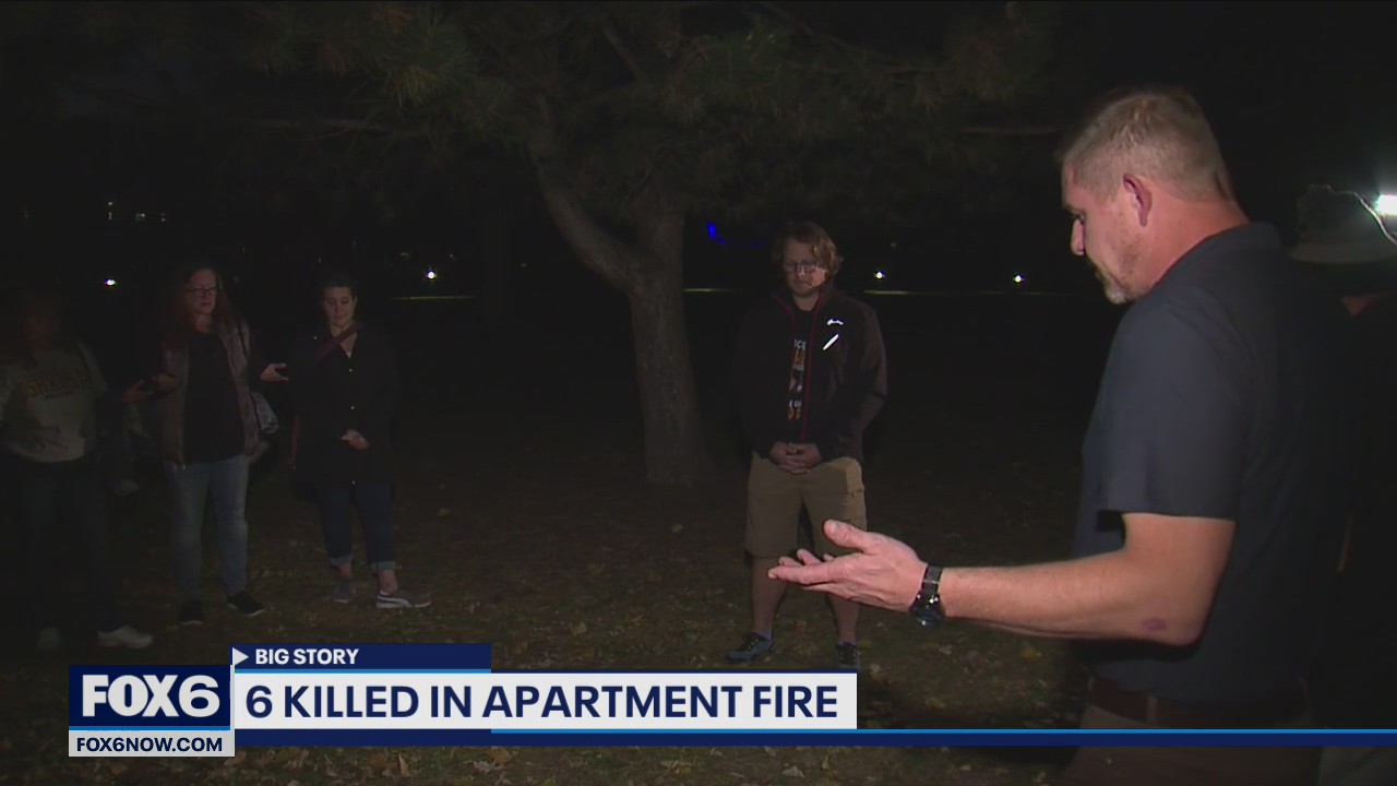 Hartland apartment fire; vigil for victims