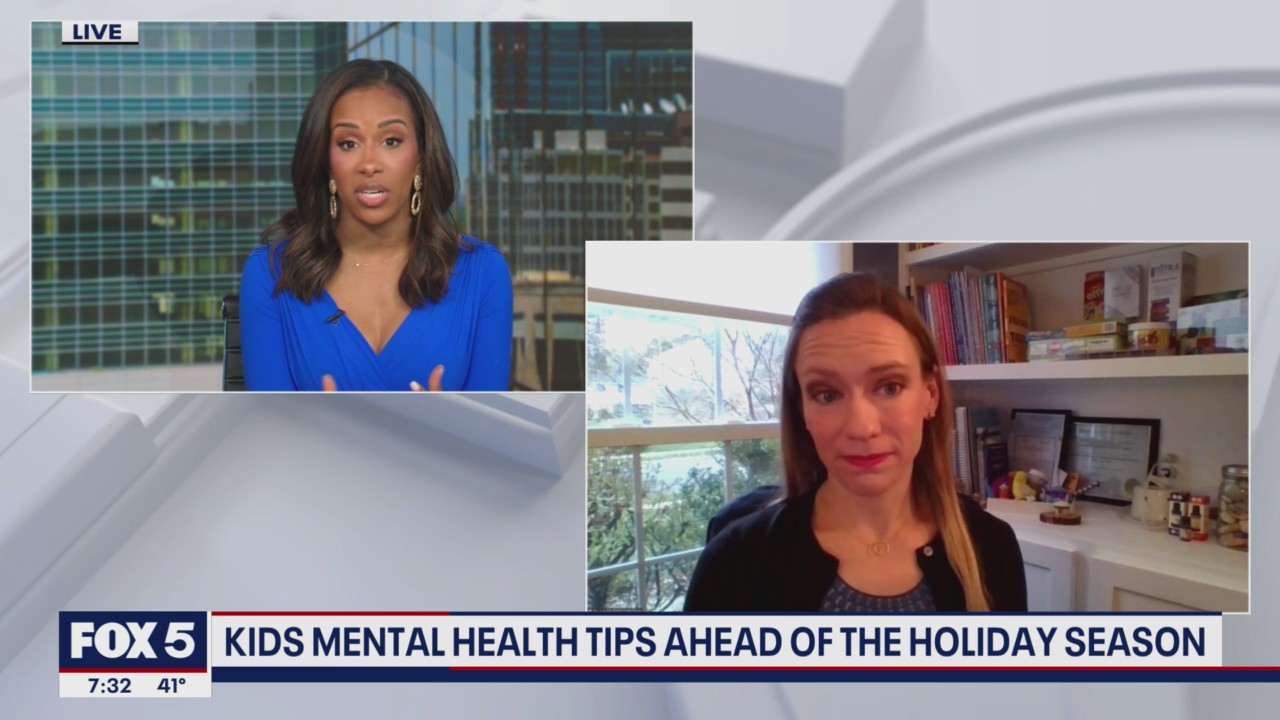 Kids mental health tips ahead of the holiday season