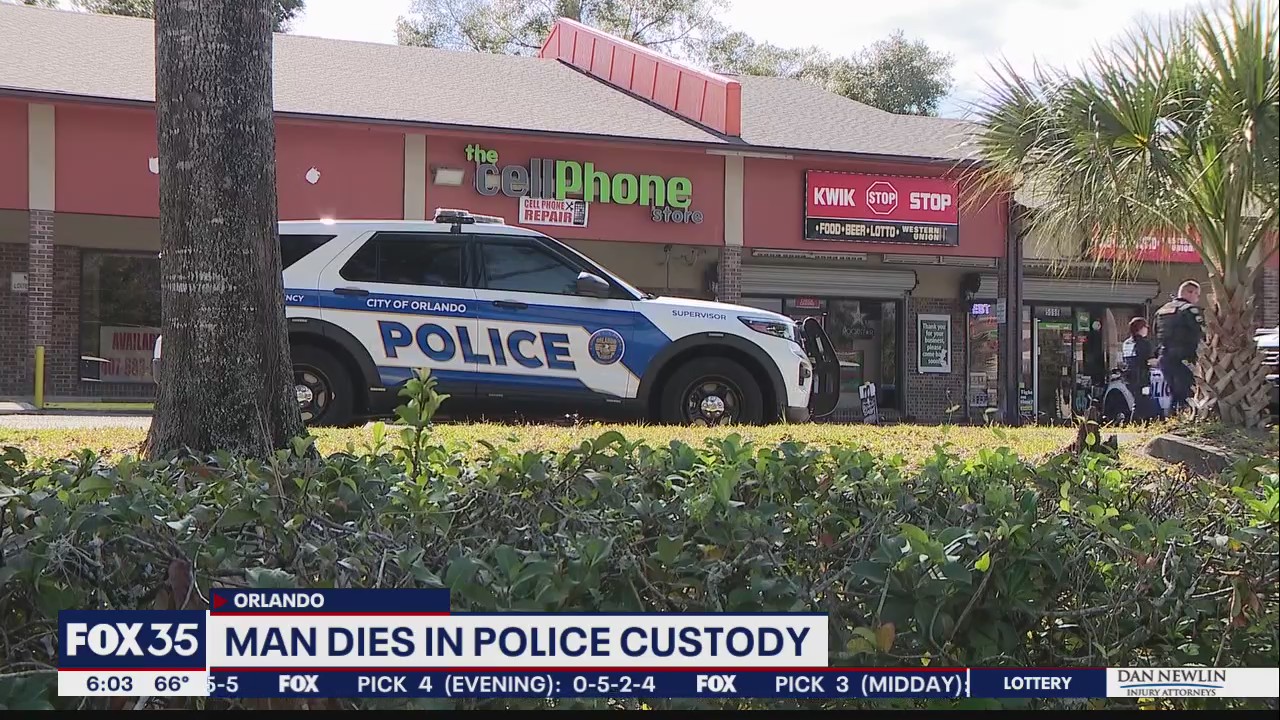 Man dies in police custody, authorities say