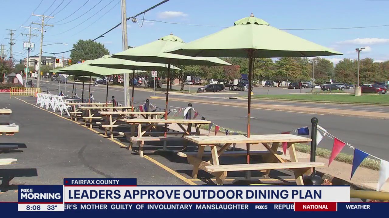 Fairfax County approves outdoor dining plan. Here are the rules.