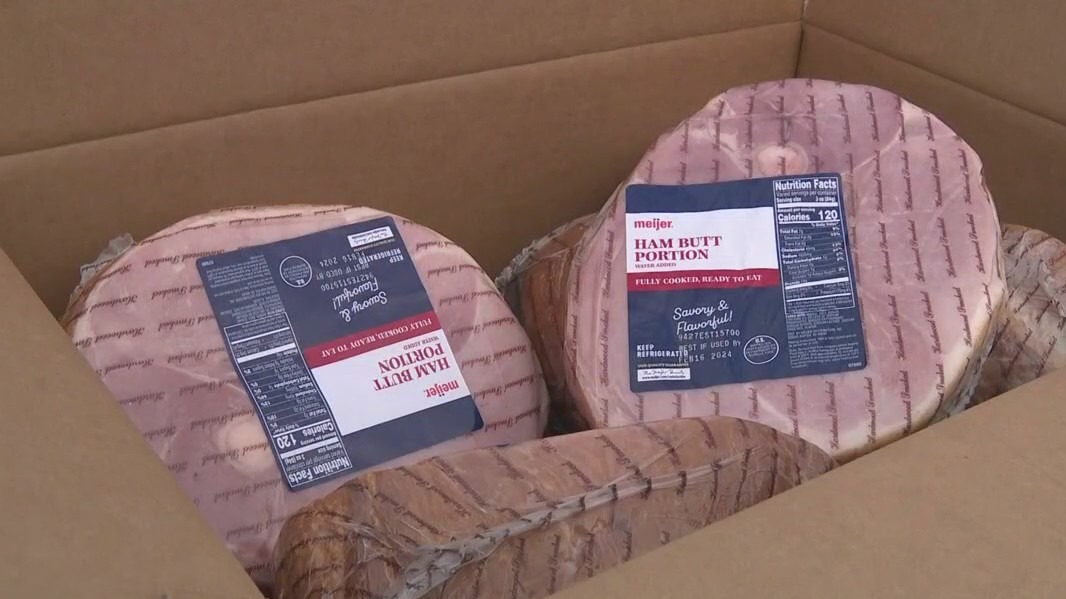 Hunger Task Force holiday ham distribution