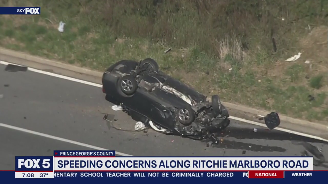 Speeding concerns along Ritchie Marlboro Road