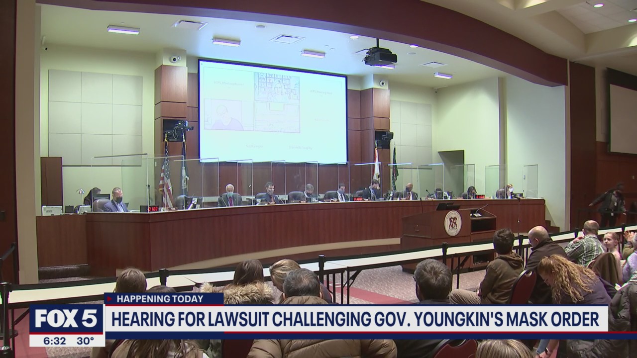 Hearing for lawsuit challenging Virginia Gov. Youngkin’s school mask order