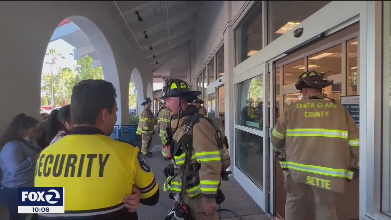 Smoke fills Marshall's department store