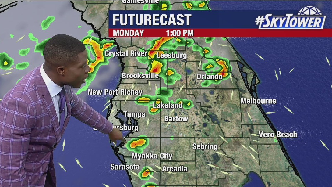 Monday morning forecast