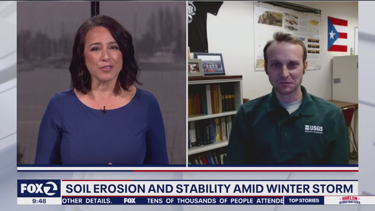 Wet weather erodes our soil