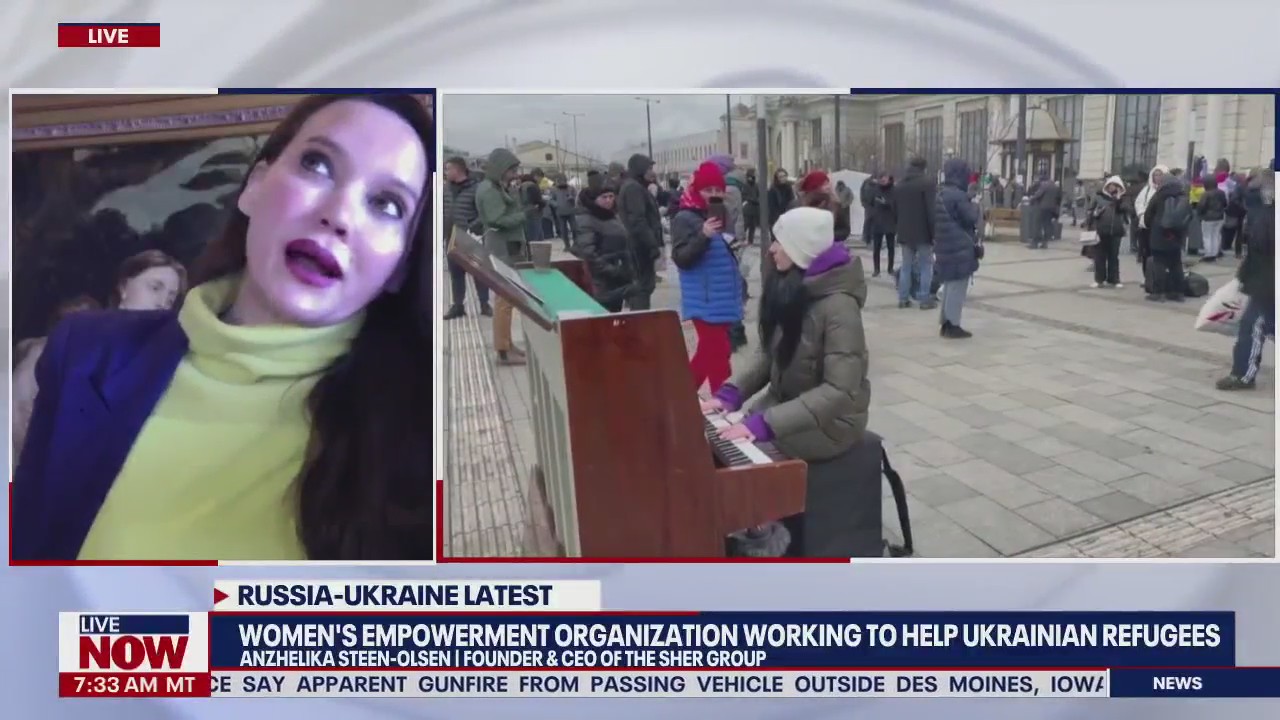 American Ukrainian CEO of women's organization working to help refugees