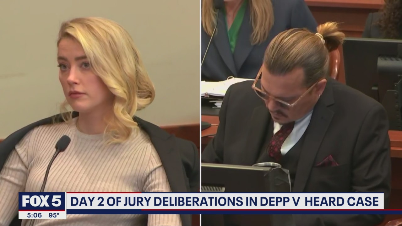 Day 2 of jury deliberations in Depp v Heard case