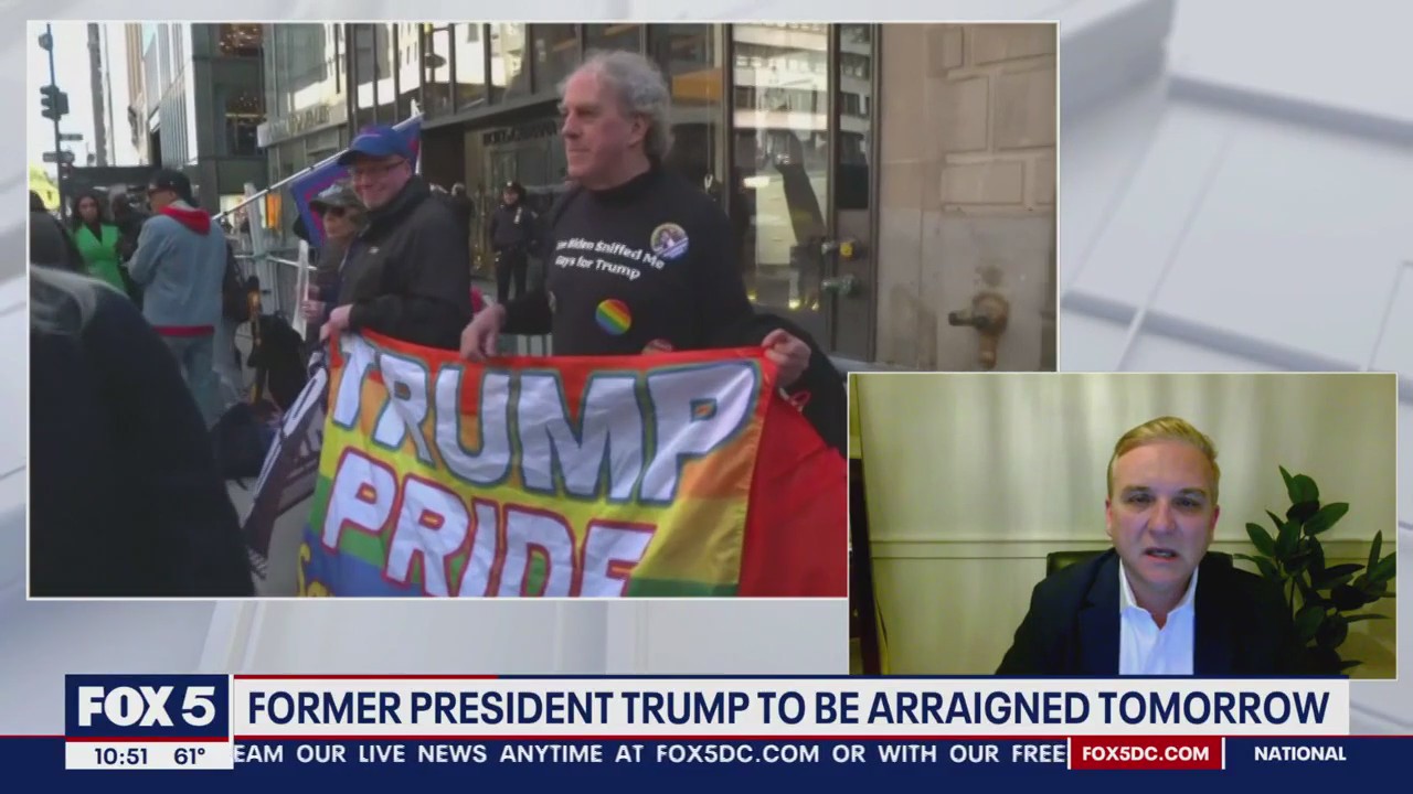 Former President Trump to be arraigned Tuesday