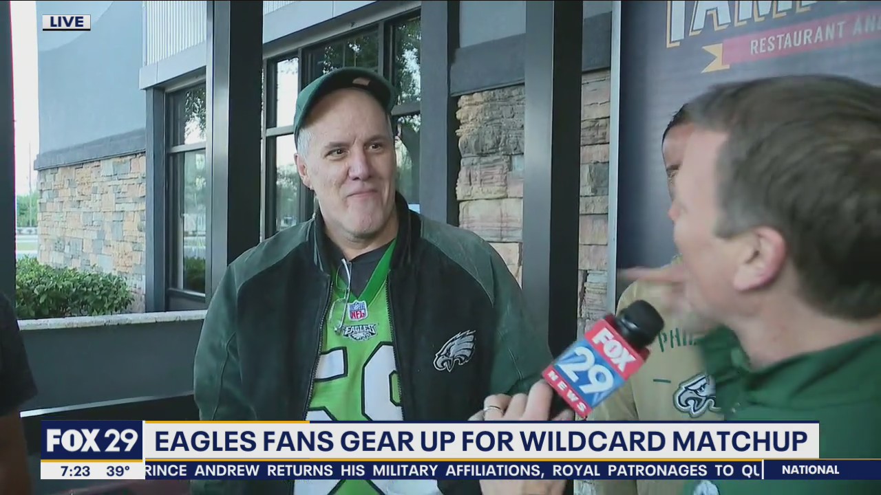 Eagles fans head south for playoff matchup with Tampa Bay Buccaneers