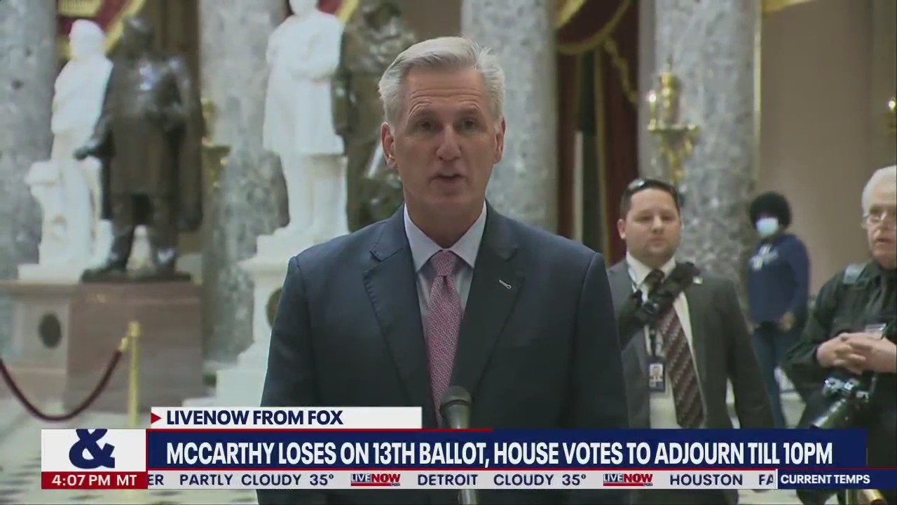 House Speaker saga: McCarthy loses on 13th ballot, House to vote again | LiveNOW from FOX