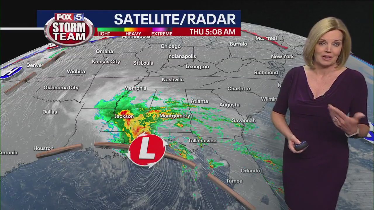 Thursday morning weather forecast