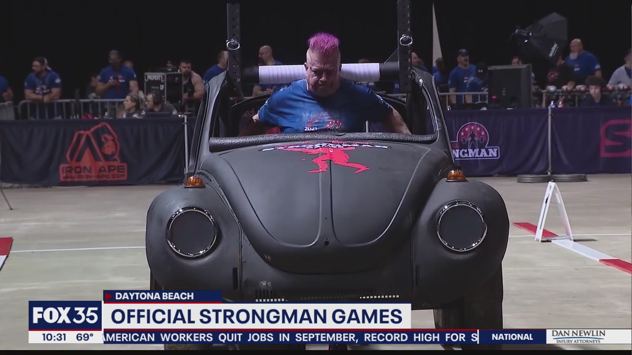 Official Strongman Games are underway in Daytona Beach
