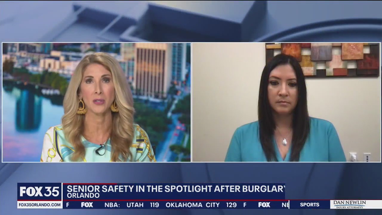 Senior safety in spotlight after burglary