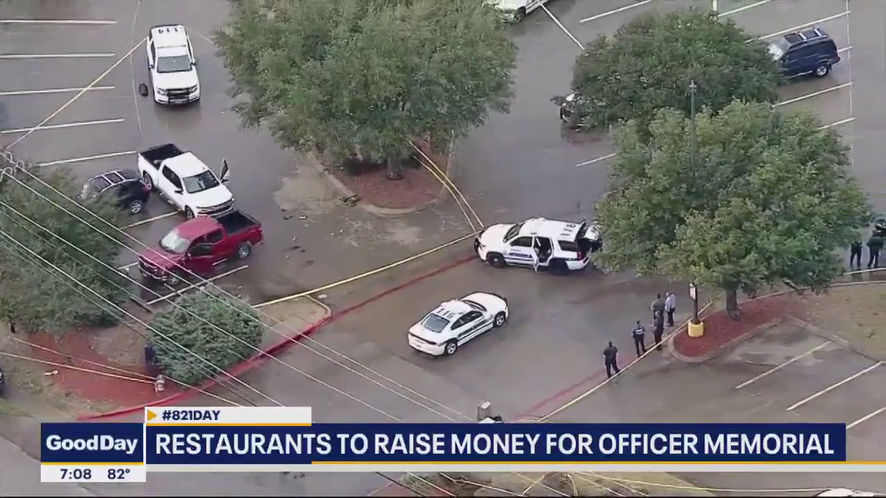 Restaurants to raise money for fallen officer memorial