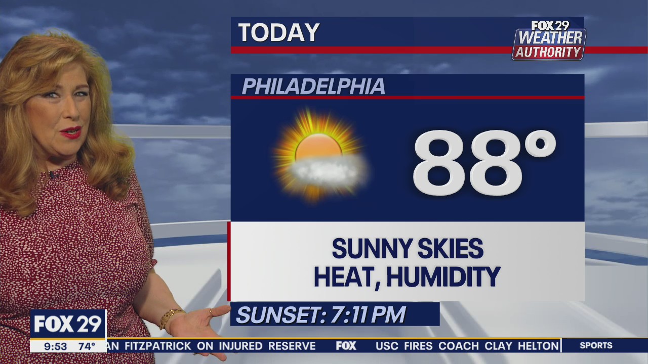 Weather Authority: 9 a.m. Tuesday Update