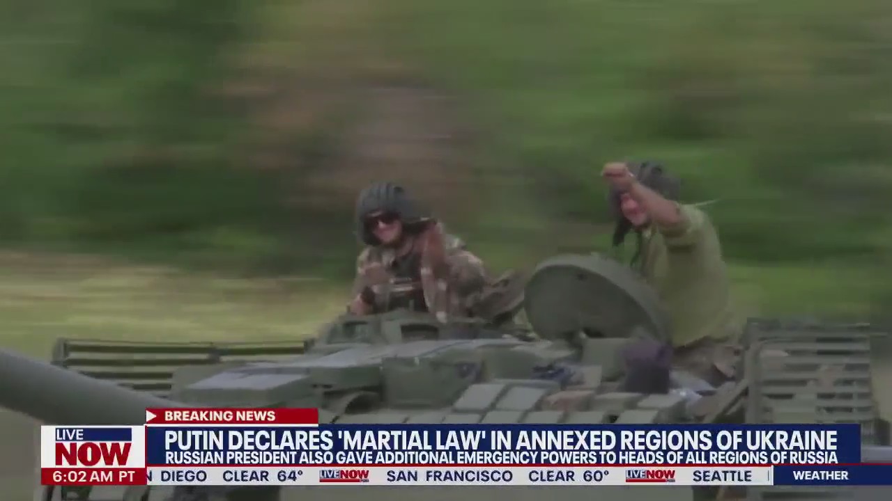 Putin declares 'martial law' in Ukraine regions: New details