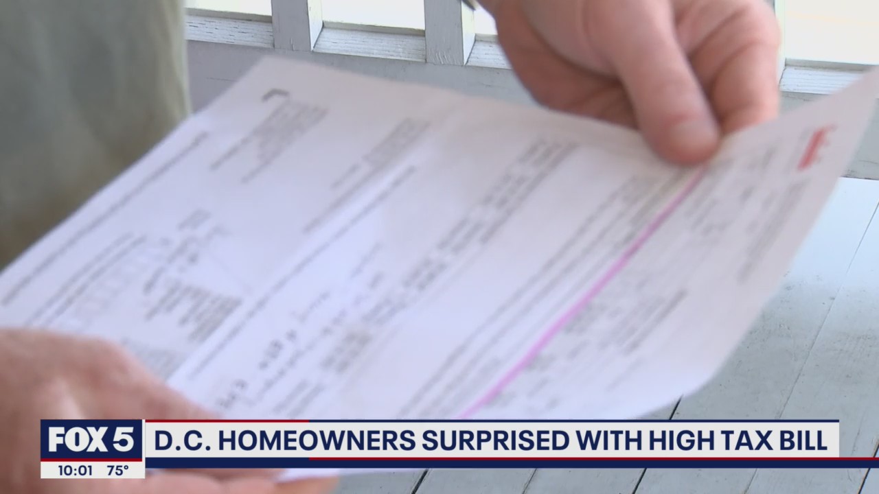 DC homeowners surprised with high tax bill