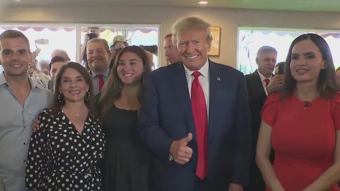 Former President Donald Trump marks birthday on campaign trail