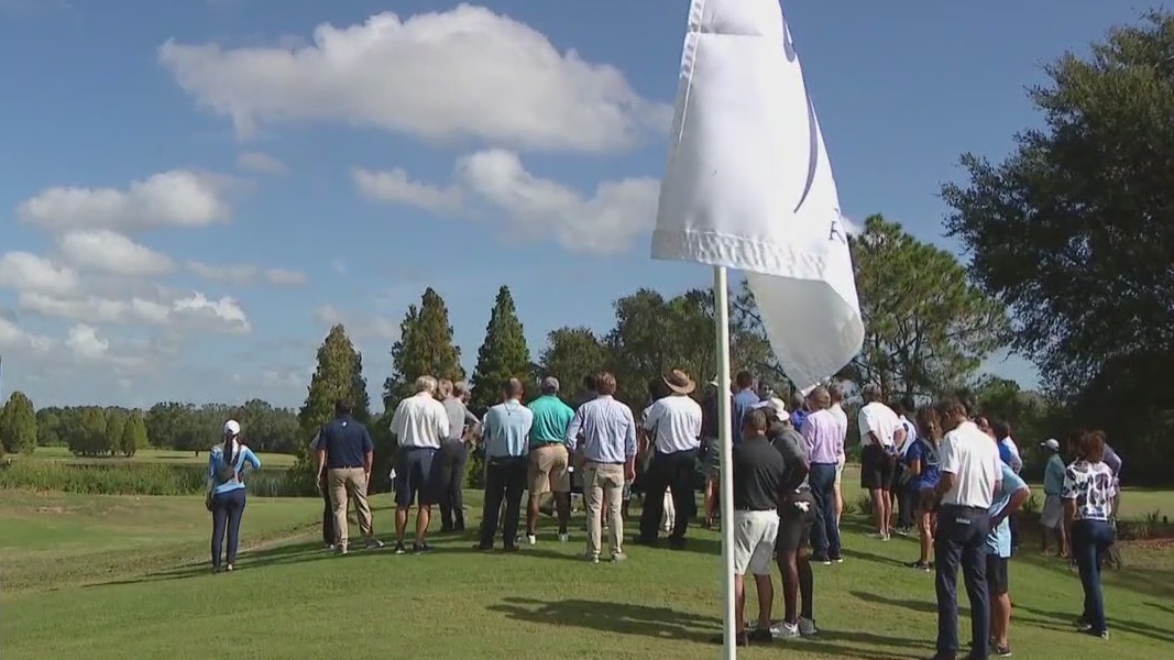 Ribbon cutting at Rogers Park Golf Course