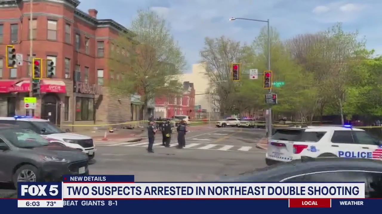 Two suspects arrested in Northeast double shooting