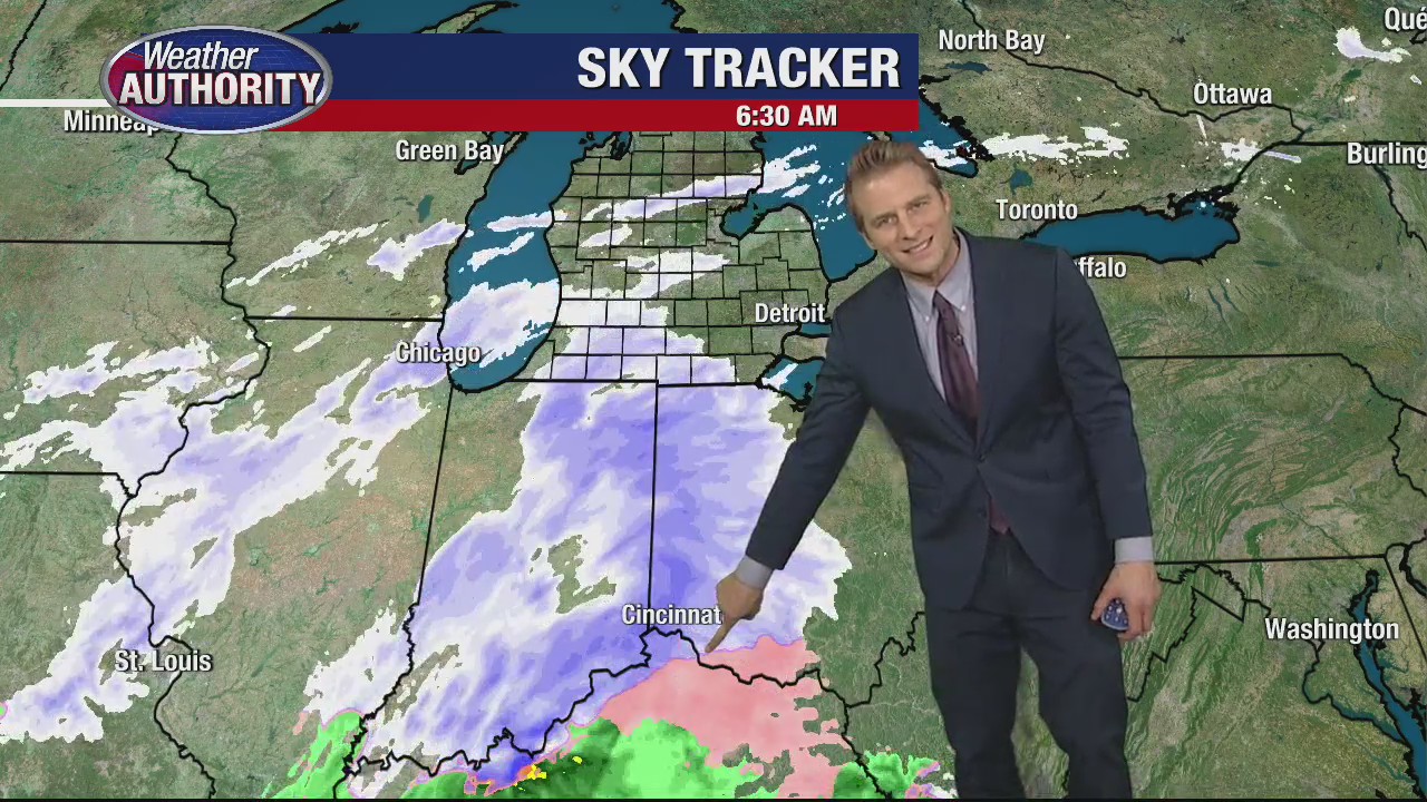 Snow showers Sunday with more expected this week