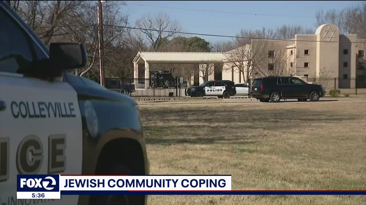 Jewish community coping after synagogue standoff