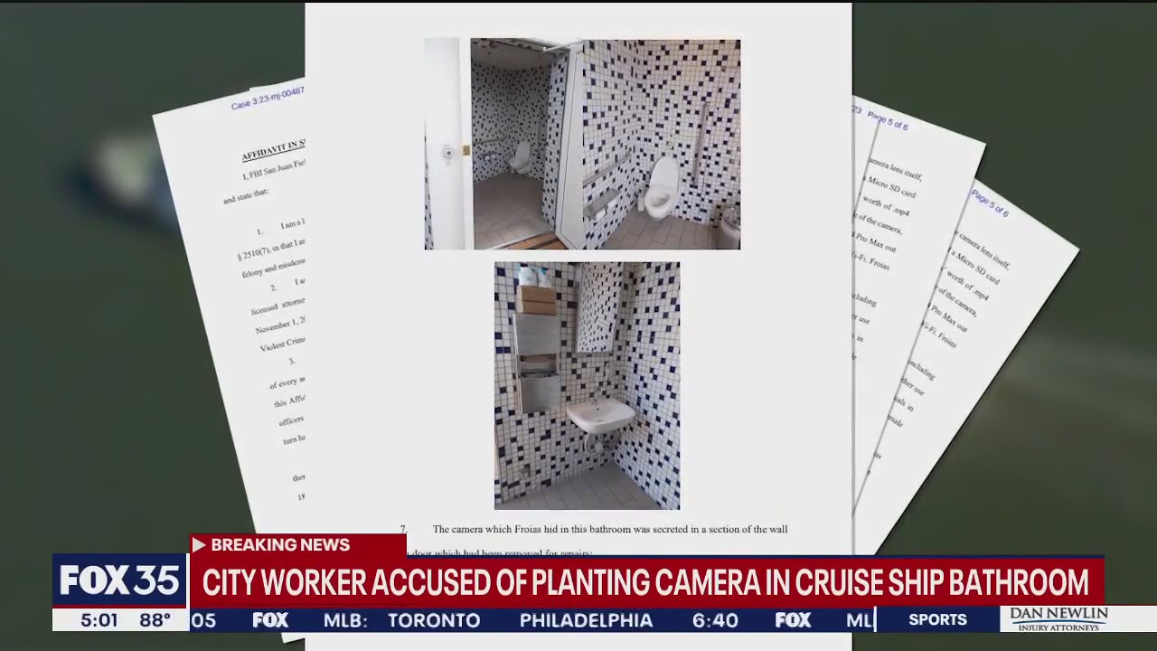 FBI: Man hid video camera on cruise ship