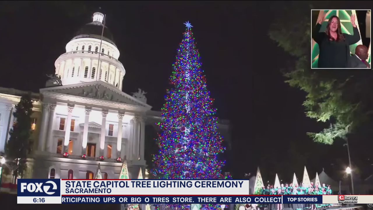 State Capitol tree lighting ceremony