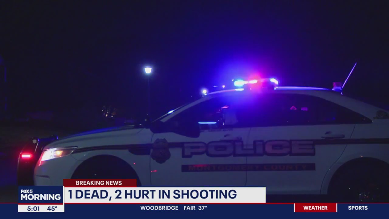 Suspect in custody after 1 killed, 2 wounded in Montgomery County shooting: police