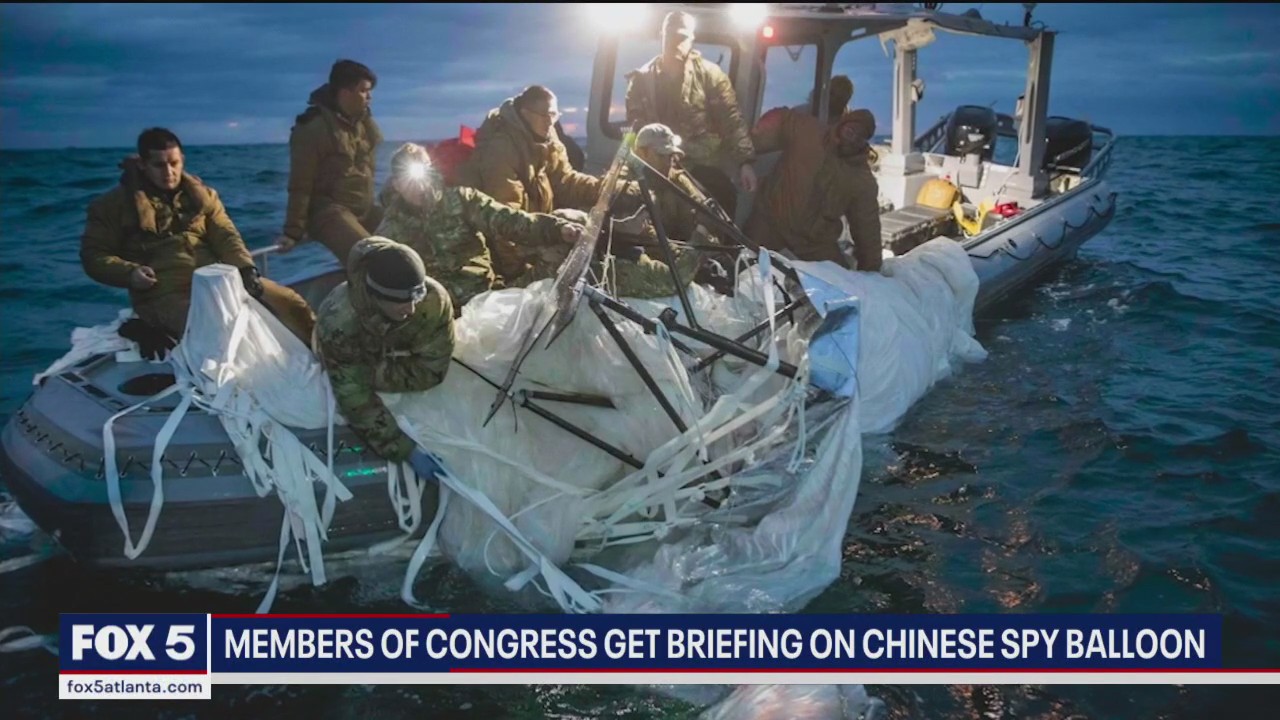Members of Congress briefed on Chinese spy balloon