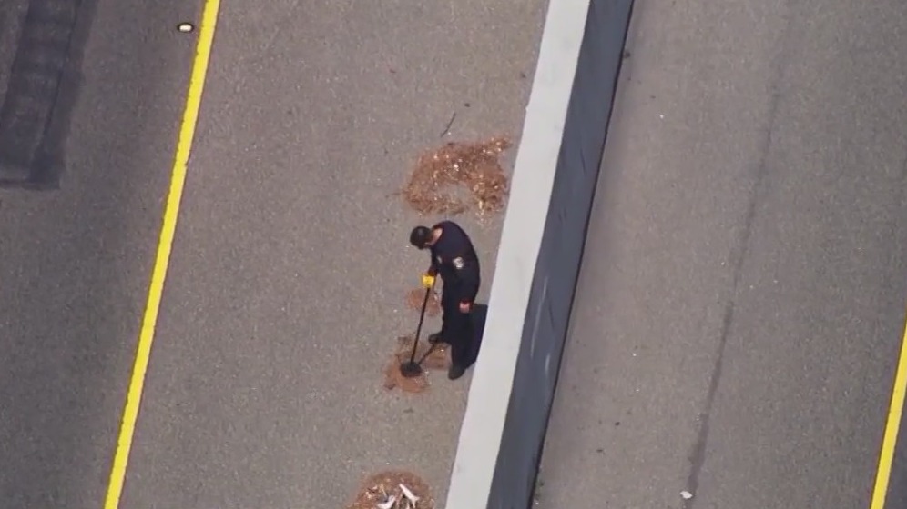 CHP officers search for evidence in deadly freeway shooting of 5-year-old