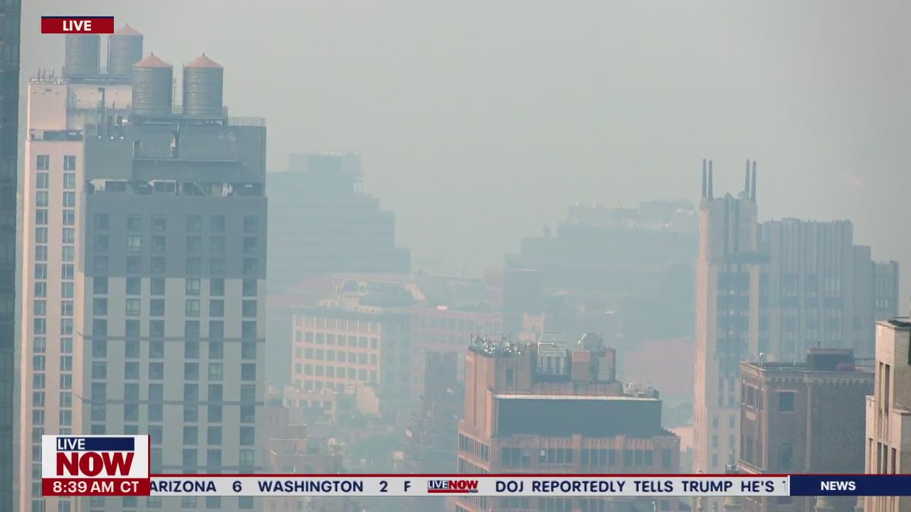 Syracuse reporter on smoke, Canadian wildfires