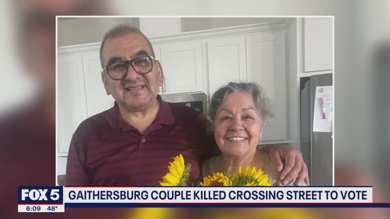 Couple struck, killed by vehicle while walking to vote in Gaithersburg remembered by family