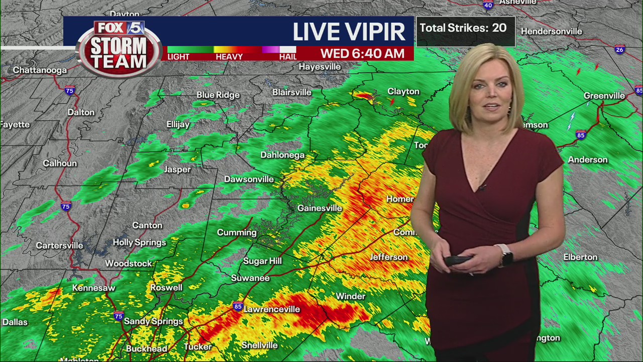Wednesday morning weather forecast