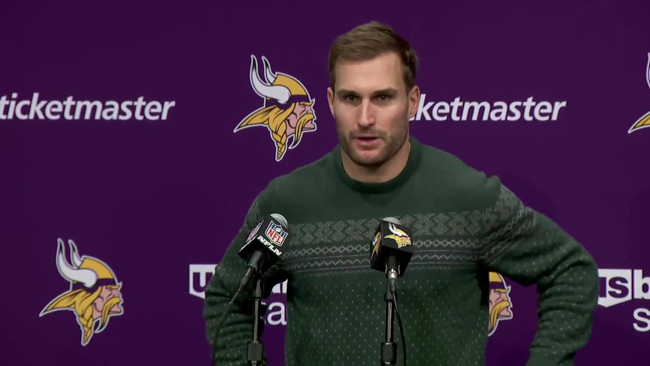 Vikings QB Kirk Cousins meets media after 27-24 win over Giants