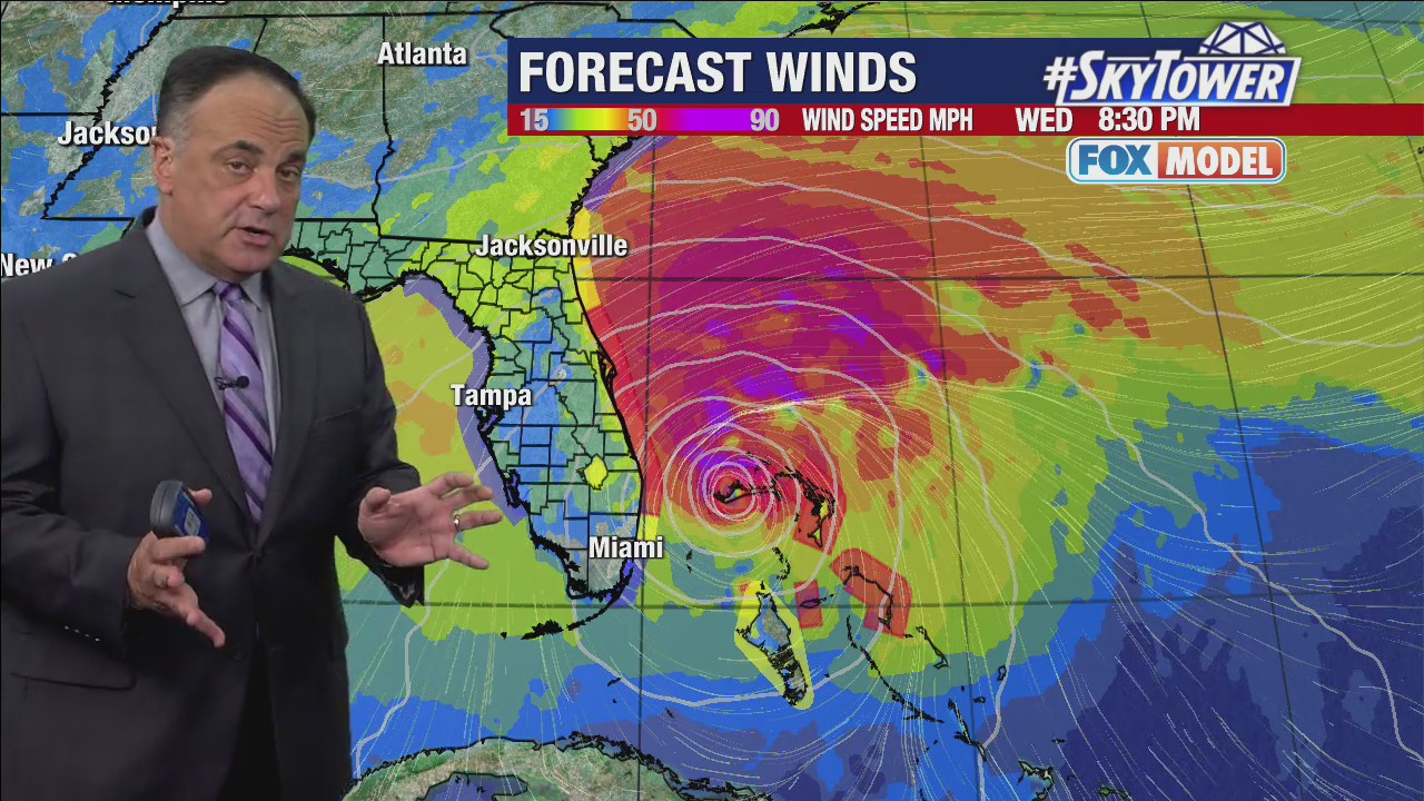 Tuesday evening forecast