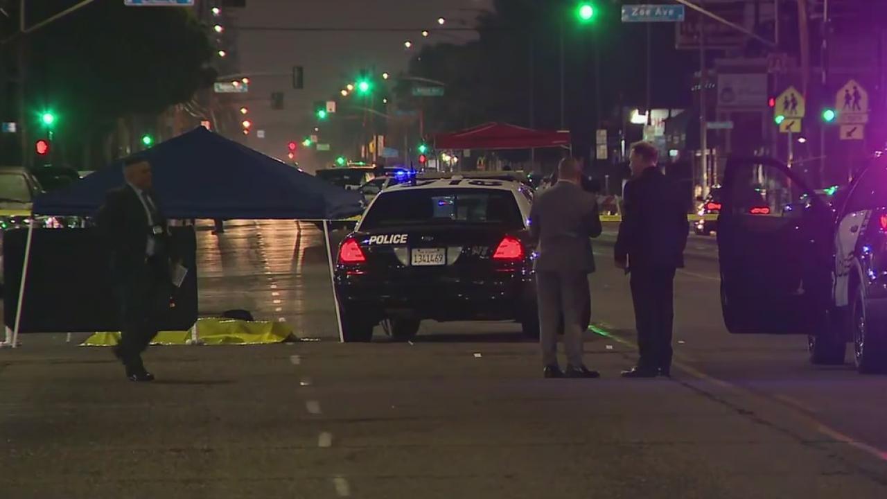 Armed man killed after being struck by police gunfire in Huntington Park