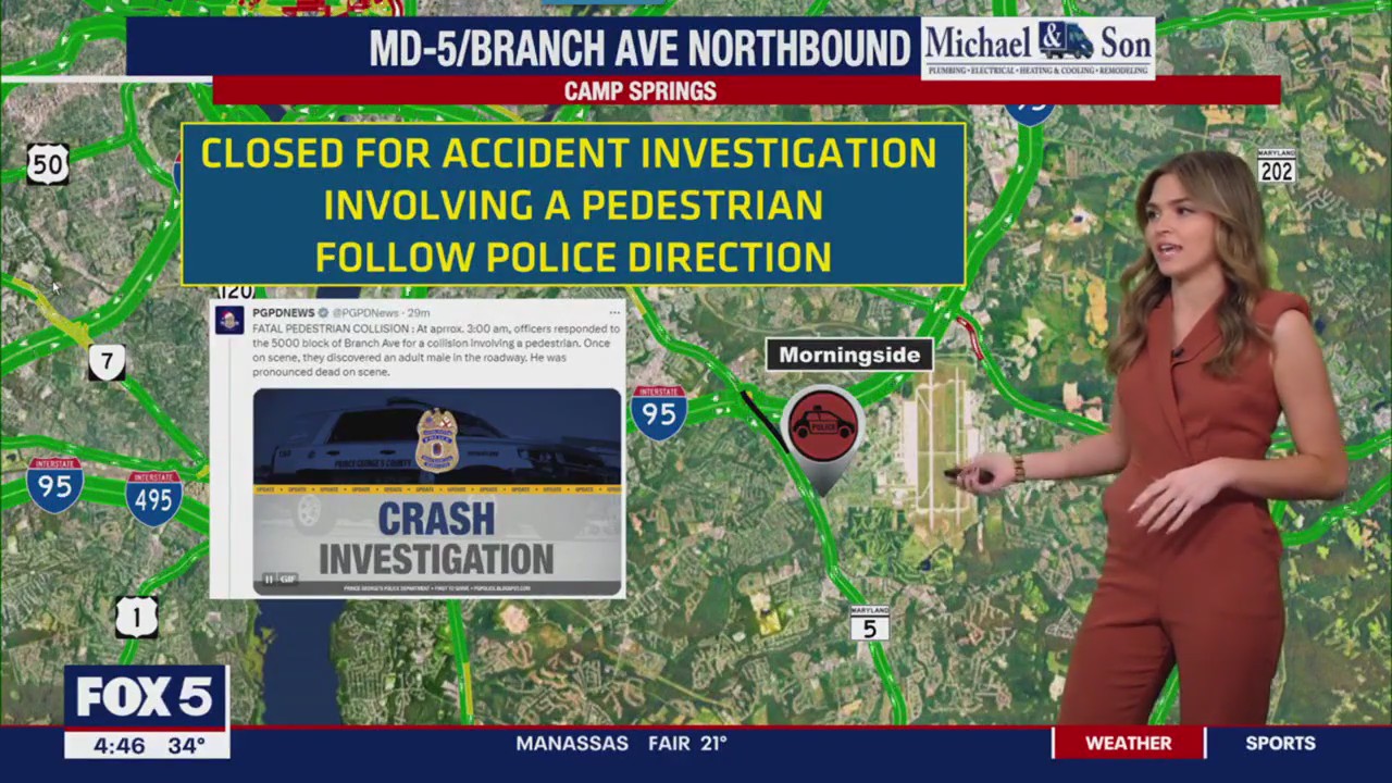 Man struck, killed by vehicle in Camp Springs