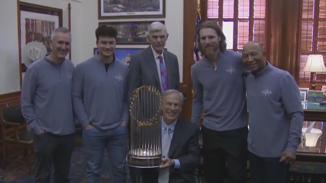 Texas Rangers visit Austin, Capitol