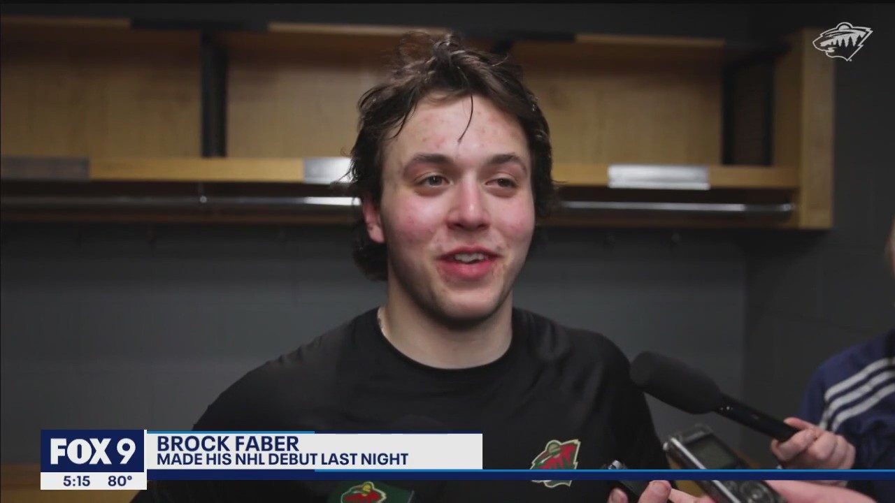 Brock Faber makes NHL debut